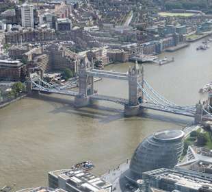 Tower Bridge vom Shard aus