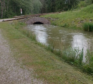Ammerkanal zum Wasserkraftwerk Saulgau