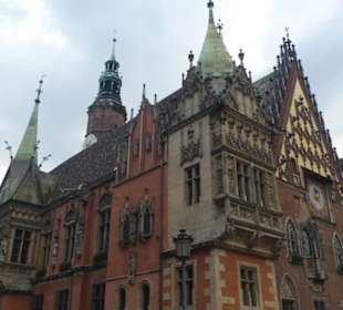 Rynek / Marktplatz: Ratusz we Wrocławiu