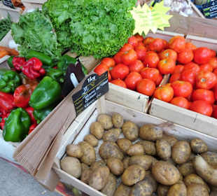 Eindrücke vom Wochenmarkt in Collioure