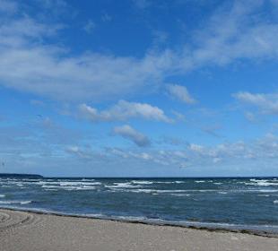 Großzügiger Strand