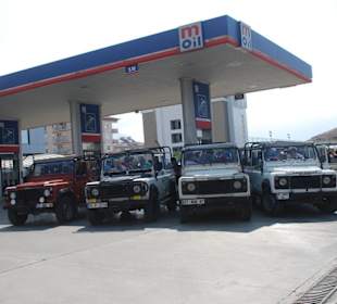 Start der Jeep Safari