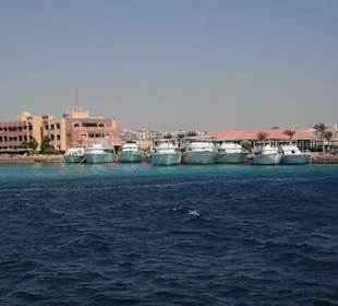 Blick auf Hurghada
