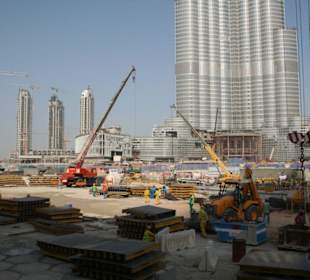 Baustelle Burj Dubai