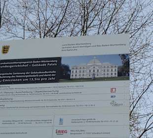 Renovierungstafel Bundesverfassungsgericht