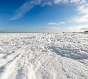 Winter 2014 - Strand oberhalb der Villa Neptun
