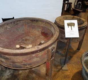 In der Werkstatt-Halle des Museums Kupfermühle