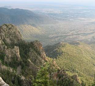 Ausblick vom Sandia Peak