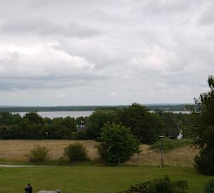 Blick von der Mühle zum See von Bad Bederkesa
