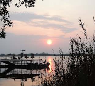 Sonnenaufgang über der New River Lagoon