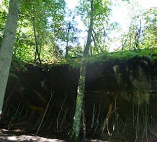 Zerstörter Bunker