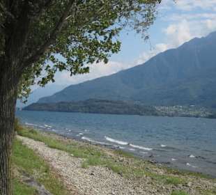 Uferpromenade in Richtung Dongo