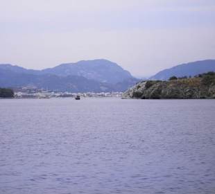 Marmaris vom Taxiboot aus gesehen