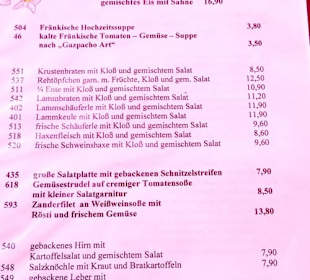 Tageskarte
