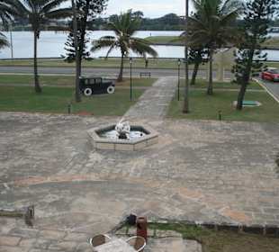 Blick vom Restaurant nach Vorn