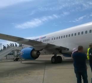 Na płycie lotniska w Burgas