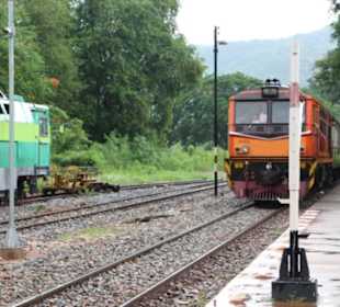 Zug auf der Todesstrecke