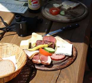 Brettljause auf der Alm Großarl Unterwandalm