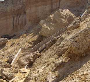 Schody na dziką plaże
