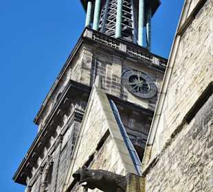 Blick zum Glockenturm der Aegidienkirche