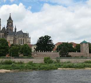 Blick zum Dom von Magdeburg