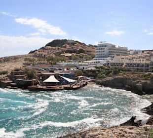 Uferstraße richtung Cala Agulla