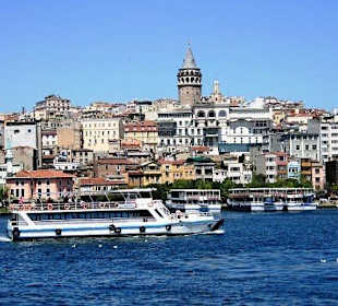 Galata Tower and Golden Horn