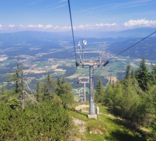 Dann ging es wieder hinunter