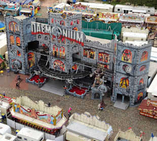 Blick auf den Freimarkt aus dem Riesenrad