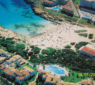 Luftaufname Cala'n Bosh