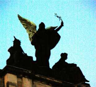 Über den Dächern von Dresden