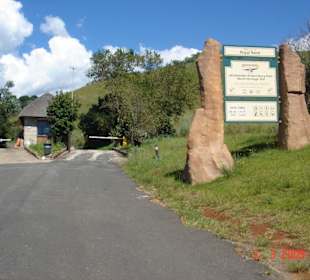 Eingang / Einfahrt Nationalpark