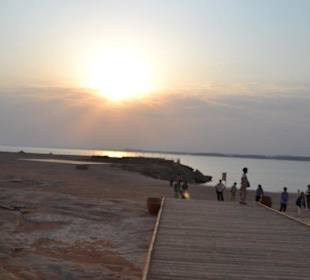 Zugang zu den beiden Tempel