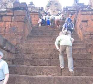 Hohe Stufen aufwärts