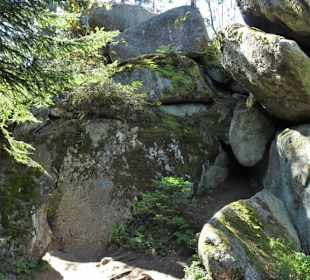 Rundgang durch das Felsenlabyrinth Luisenburg