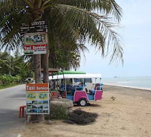 Taxiservice am Strand