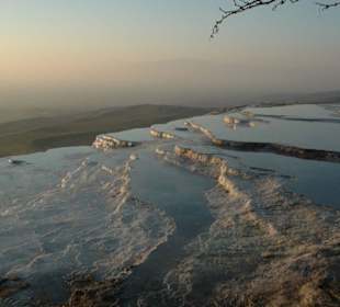 Wintersonnenuntergang