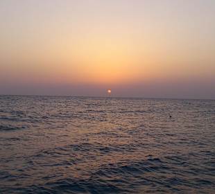 Sonnenaufgang Außenriff