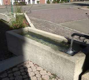 Dorfbrunnen Marienkirche Upfingen