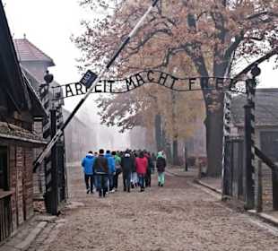 Main Gate at Auschwitz i