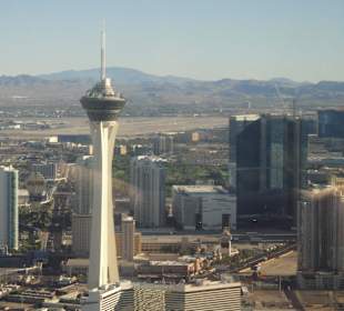 "Stratosphere-Tower" aus der Luft
