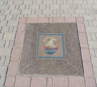 Rhodos - Aquárium - erby Dodekanésských ostrovů