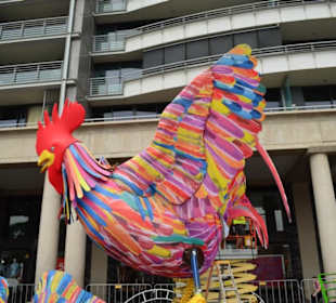 Neujahrsdeko am Circular Quay