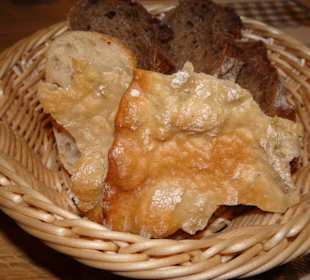 Brotkorb als Gruß aus der Küche