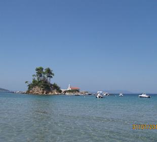 Strand und Kapelle St. Nikolaus