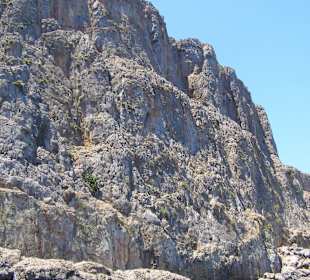 Die "Kanonen von Navarone" - Wand