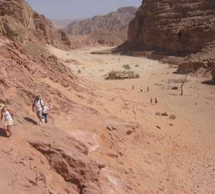 Der Aufstieg vom Canyon zurück