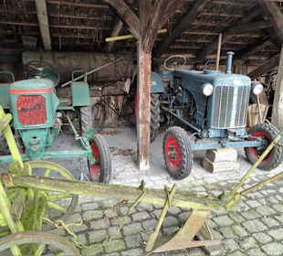 Alte Traktoren im Freilichtmuseum