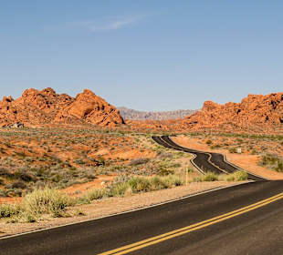 Straße durch's Valley of Fire