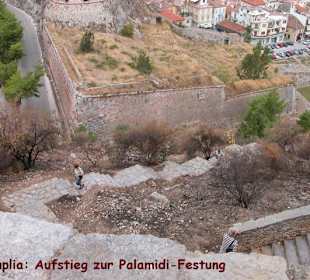 Der Aufstieg zur Palamidi-Festung
